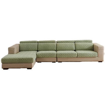 Couch Cushion Covers Stretch Sofa Seat Cover Furniture Protector Replacement Chair Cushion Slipcovers-Green