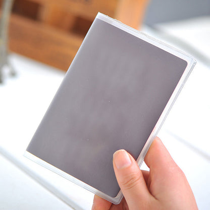 8Pcs Passport Cover Transparent Protector Travel Clear Holder Organizer Wallet