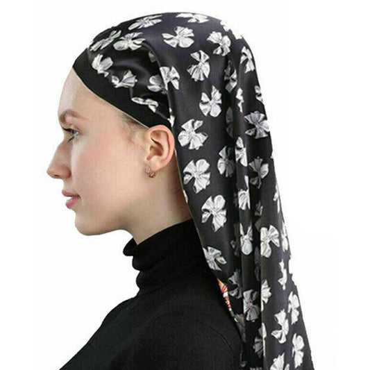 Satin Women's Sleep Hair Hat Care Sleeping Bonnet Night Cap Style 1