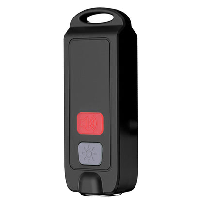 Portable Personal Alarm with LED Light 130dB Safe Personal Alarm Device for Girls Women Children Elderly Black