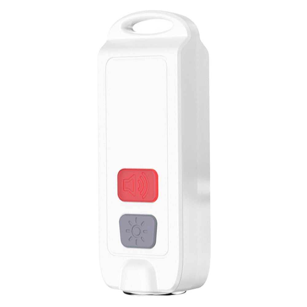 Portable Personal Alarm with LED Light 130dB Safe Personal Alarm Device for Girls Women White Children Elderly