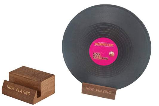 Vinyl Record Holder Display Stand Wall Mount Display Wooden Single CD Stand Records Display Shelf