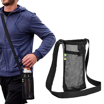 Water Bottle Sleeve Water Bottle Holder Water Bottle Carrier Bottle Bag for Sports Hiking Camping Walking Travel Black