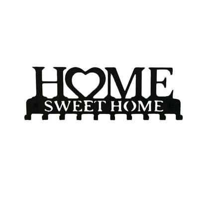 Home Key Holder Hooks Wall Mounted Keychain Hanger Storage Rack