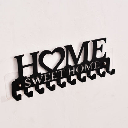 Home Key Holder Hooks Wall Mounted Keychain Hanger Storage Rack