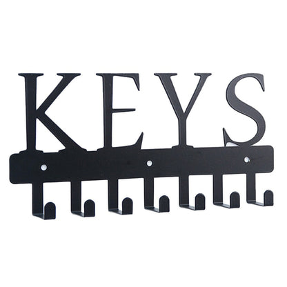 Keys Holder Rack Wall Mounted Keychain Hanger Storage Hooks