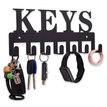 Keys Holder Rack Wall Mounted Keychain Hanger Storage Hooks