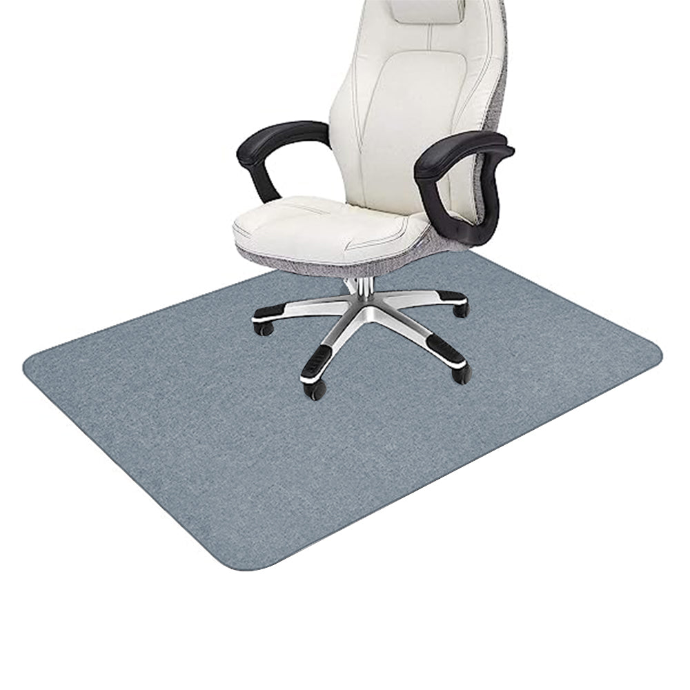 Office Chair Mat for Hardwood Floor Desk Chair Mat-Light Gray