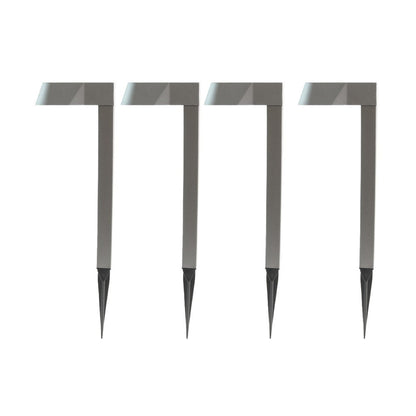 4Pcs Outdoor Solar Lights Pathway Lights Landscape Lights for Garden Walkway Driveway Sidewalk Yard