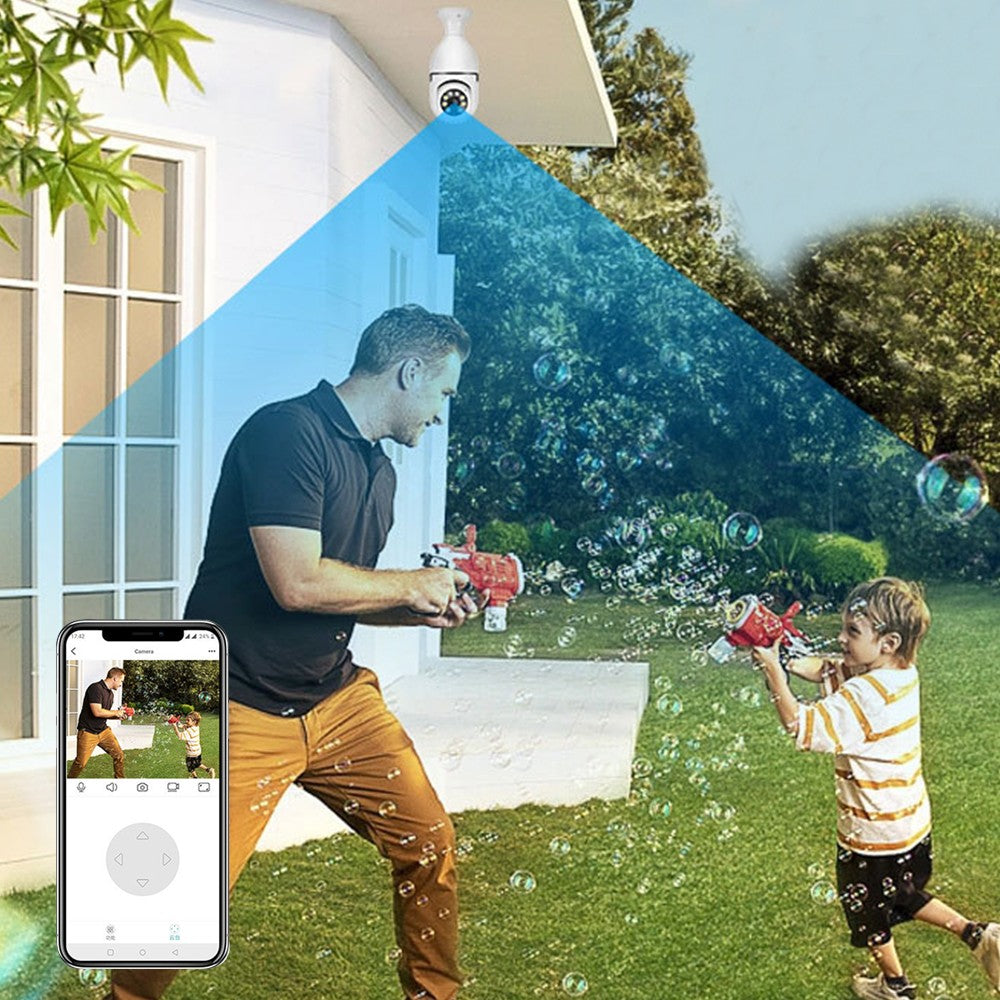 HD WiFi IP Security Lamp Camera Bulb Light Camera