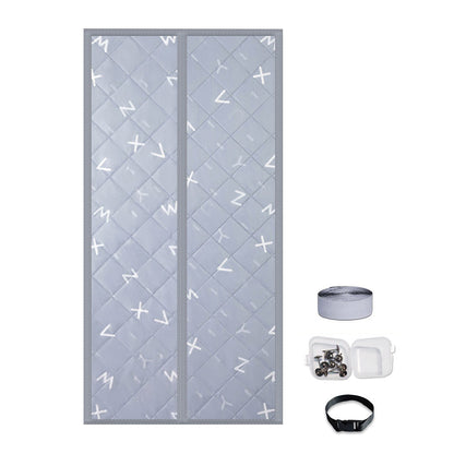 Temporary Magnet Closure Thermal Door Cover Thermal Insulated Door Curtain Style 1