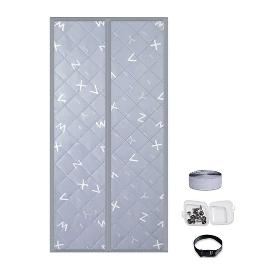 Temporary Magnet Closure Thermal Door Cover Thermal Insulated Door Curtain Style 1