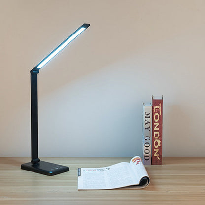 Touch Control Dimmable LED Desk Lamp with Wireless Phone Charger Black