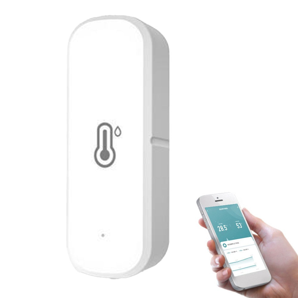 Indoor Smart WIFI Temperature and Humidity Sensor Compatible with Alexa and Google