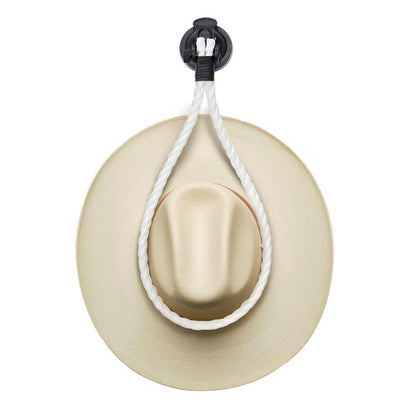 Car Cowboy Hat Mounts Cowboy Hat Holder for Car Home White