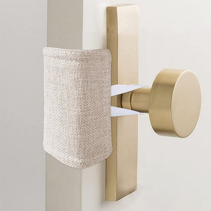 3Pcs Door Silencer Quiet Door Closer Pad Universal Door Latch Cover for Nursery Light Sleepers Noise Reduced