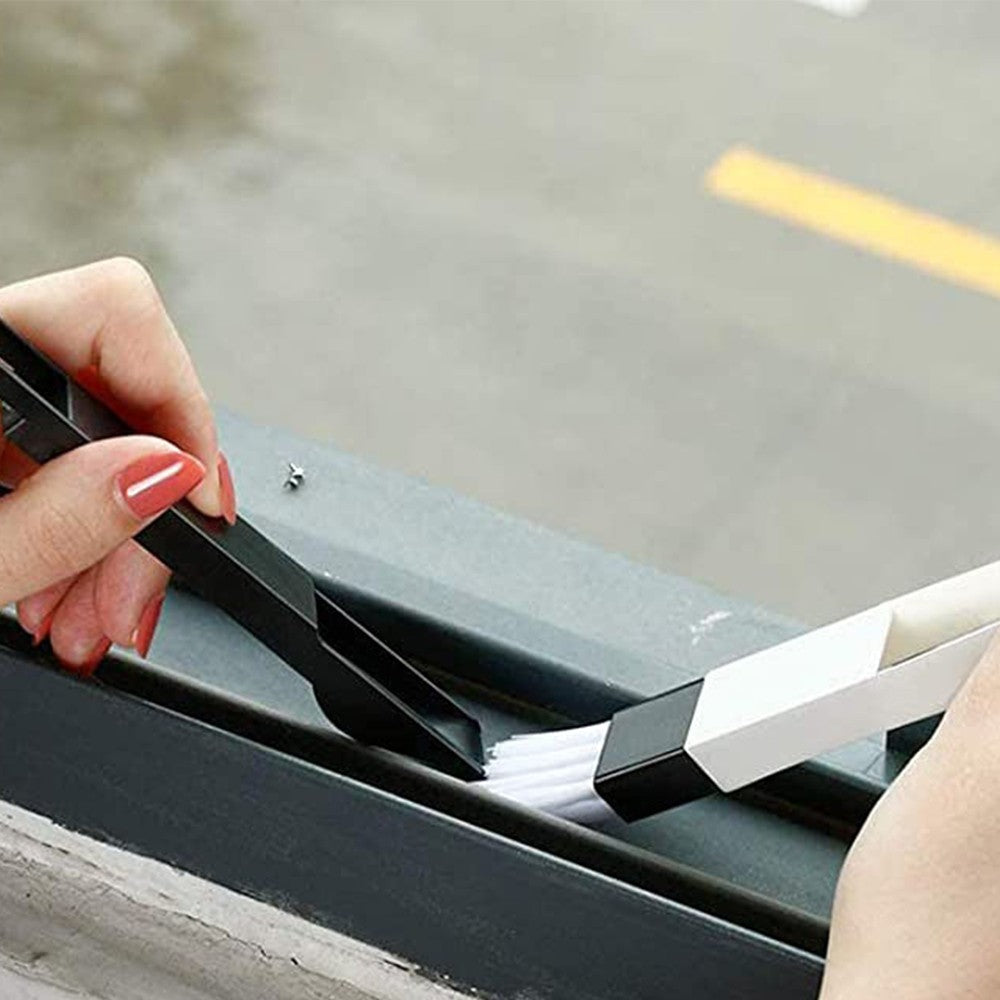 8Pcs Groove Gap Cleaning Tools Kit Hand-held Window Door Track Cleaning Brush