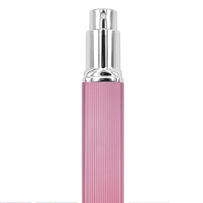 2pcs 12ml Portable Perfume Spray Bottles Travel Perfume Atomizer Bottle Empty Bottles with 2pcs Funnel Pink