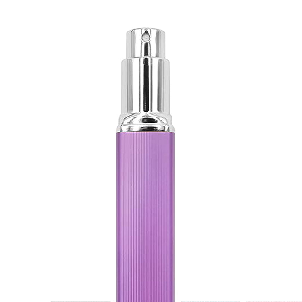 2pcs 12ml Portable Perfume Spray Bottles Travel Perfume Atomizer Bottle Empty Bottles with 2pcs Funnel Purple
