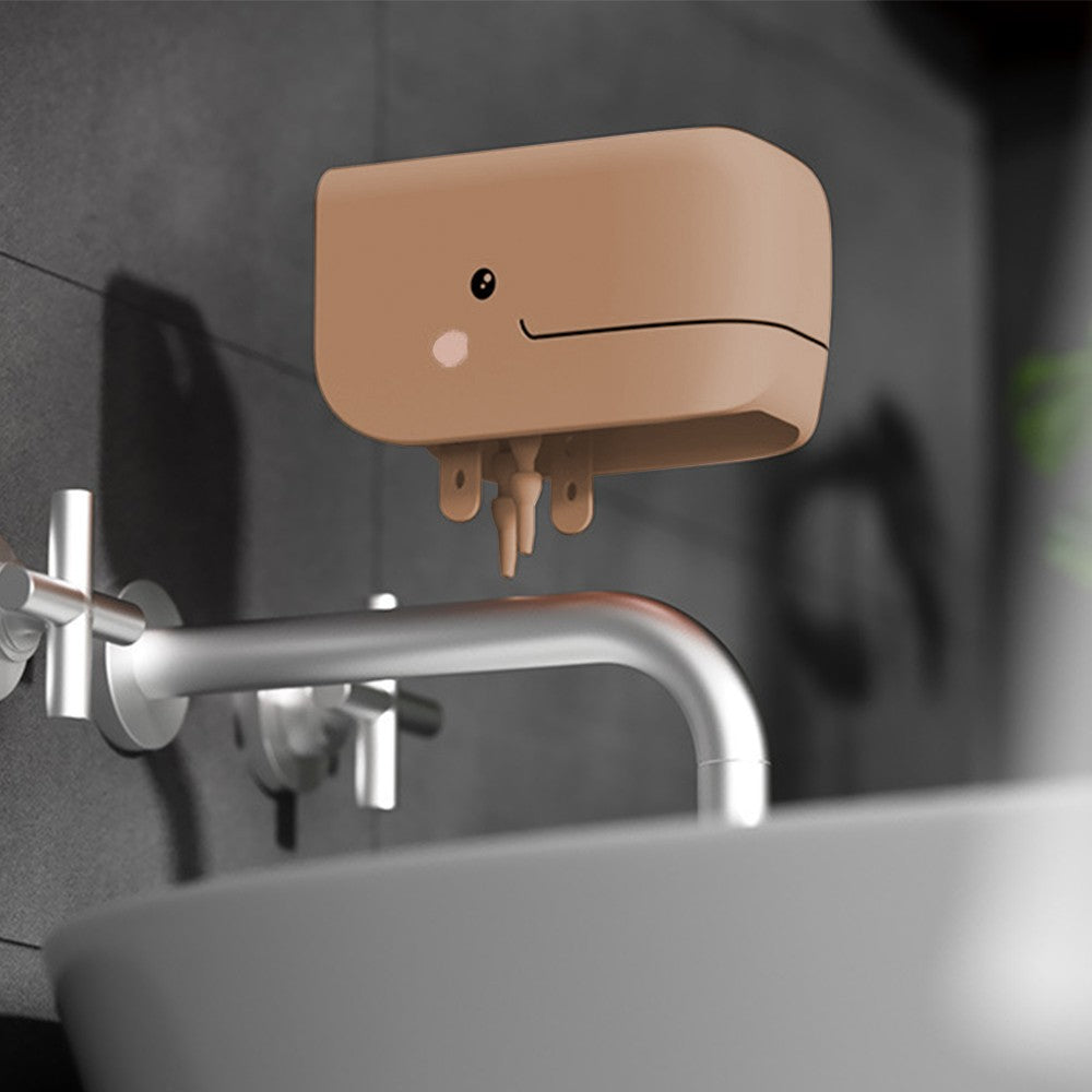 Silicone Bath Spout Cover Faucet Cover for Kids Brown