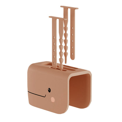 Silicone Bath Spout Cover Faucet Cover for Kids Brown