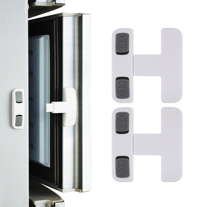 2Pcs Home Baby Safety Latch Refrigerator Fridge Freezer Door Lock Safety Child Lock