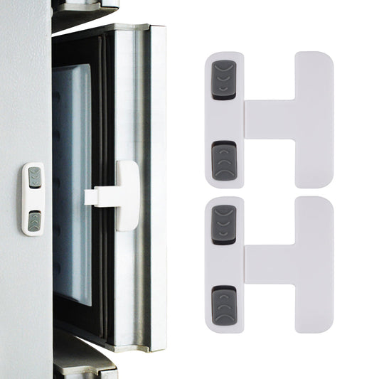 2Pcs Home Baby Safety Latch Refrigerator Fridge Freezer Door Lock Safety Child Lock
