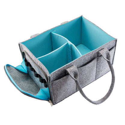 Portable Diaper Caddy Organizer Baby Diaper Basket Storage Bag