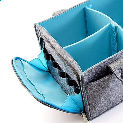 Portable Diaper Caddy Organizer Baby Diaper Basket Storage Bag