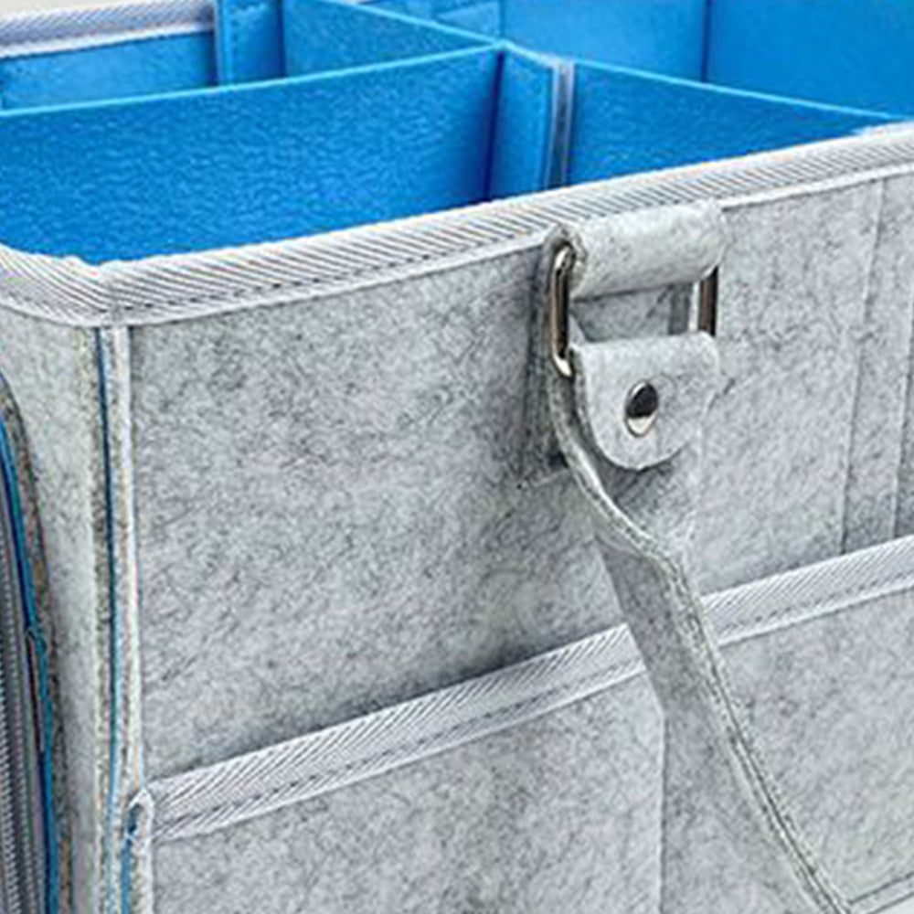 Portable Diaper Caddy Organizer Baby Diaper Basket Storage Bag