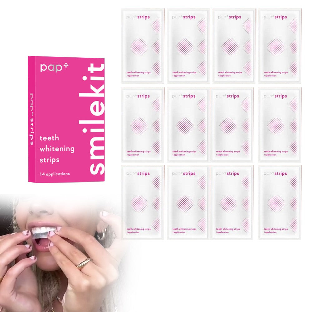 14 Pairs of Teeth Whitening Strips White Tooth Tool Kit Oral Hygiene Care Strip