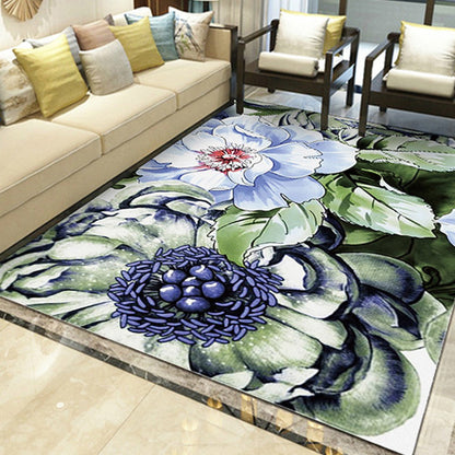 Home Flower Floor Mat Living Room Bedroom Indoor Floor Play Mat Style 3