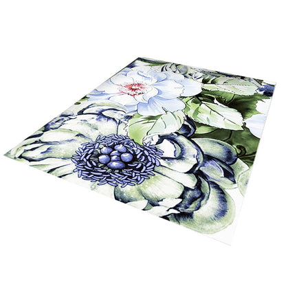 Home Flower Floor Mat Living Room Bedroom Indoor Floor Play Mat Style 3