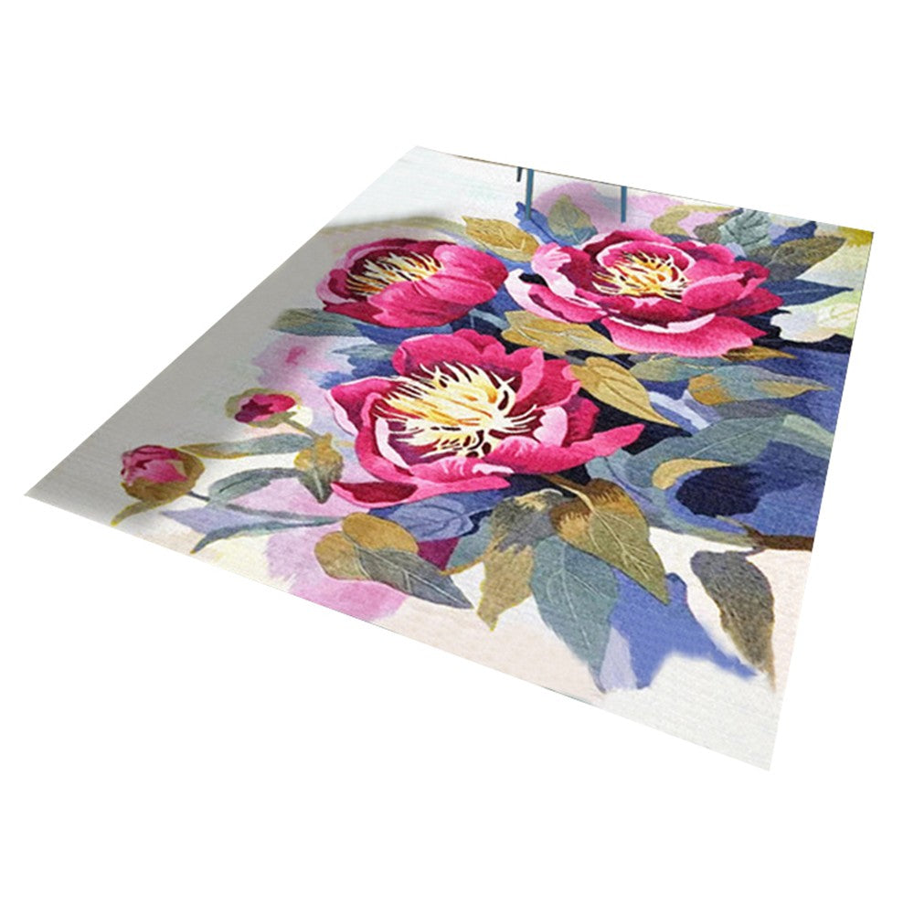 Home Flower Floor Mat Living Room Bedroom Indoor Floor Play Mat Style 4