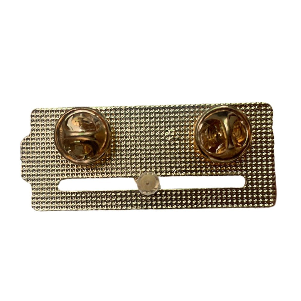 2Pcs My Social Battery Mood Brooch Pin Funny Interactive Badge Lape Pin Battery Style