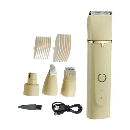 Portable Electric Bikini Trimmer Hair Removal Razor Body Shaver for Women Yellow