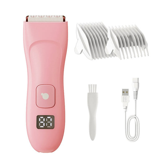 Portable Electric Lady Hair Removal Razor Women Bikini Trimmer Body Shaver Pink