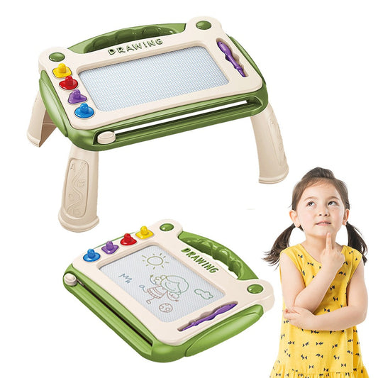 Toddler Magnetic Drawing Board Doodle Writing Board Kid Toy Green