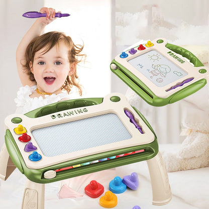 Toddler Magnetic Drawing Board Doodle Writing Board Kid Toy Green