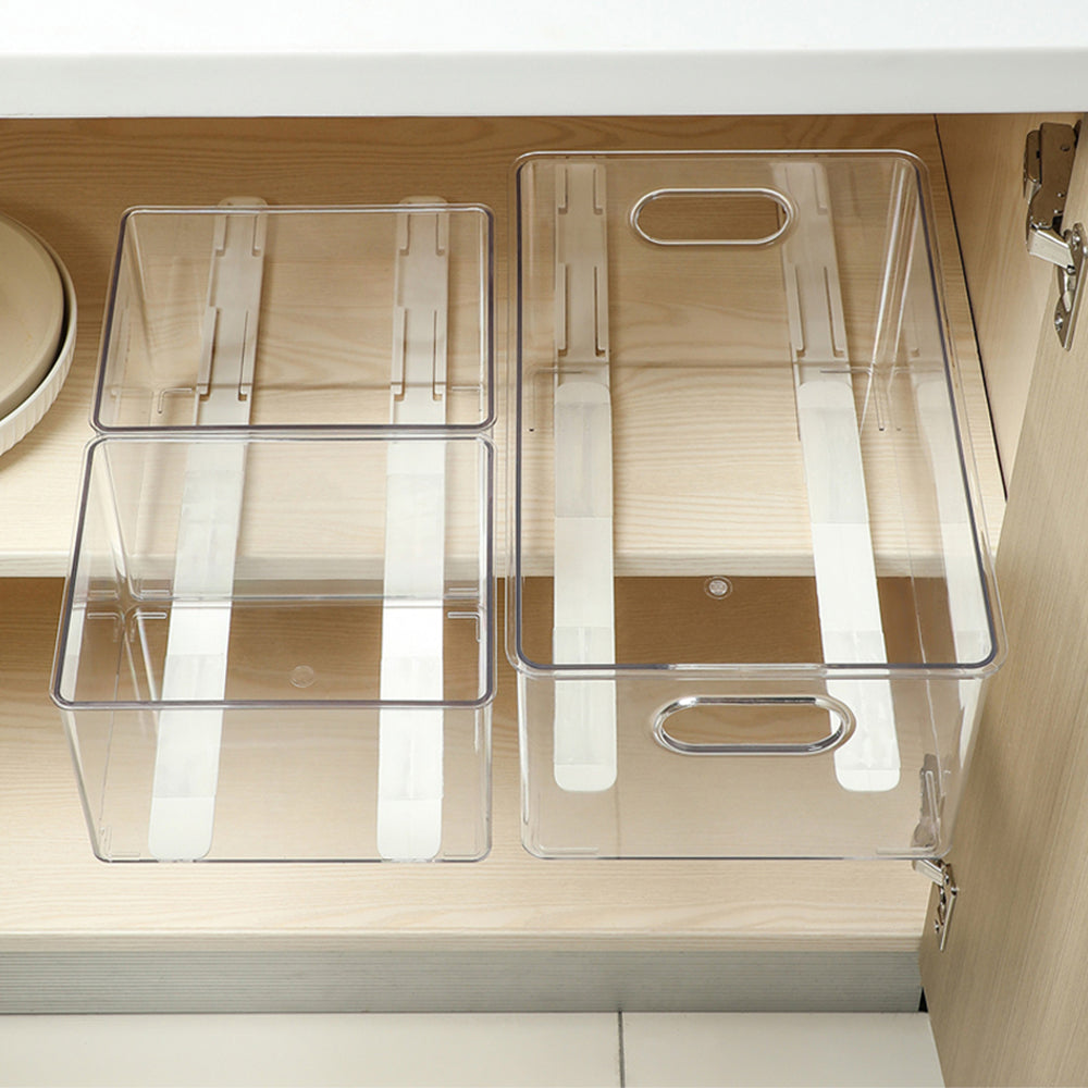 2Pcs Drawer Slides Telescopic Pull Out Rail Basket Slides for Kitchen Cabinet Home