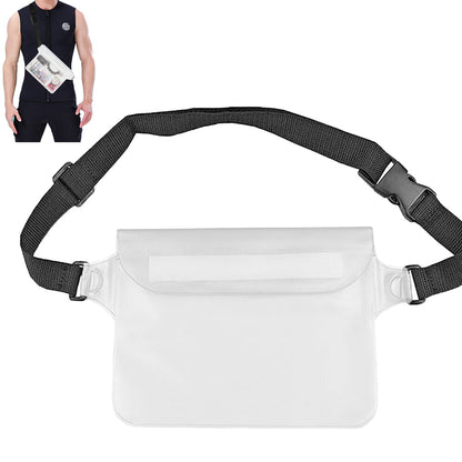 Waterproof Pouch with Adjustable Waist Strap for Beach Boating Swimming Snorkeling Fishing