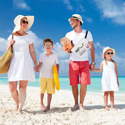 Waterproof Pouch with Adjustable Waist Strap for Beach Boating Swimming Snorkeling Fishing