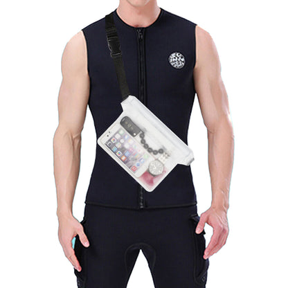 Waterproof Pouch with Adjustable Waist Strap for Beach Boating Swimming Snorkeling Fishing