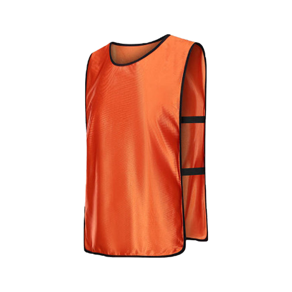 4Pcs Scrimmage Training Vest Team Sports Games Practice Jersey Orange