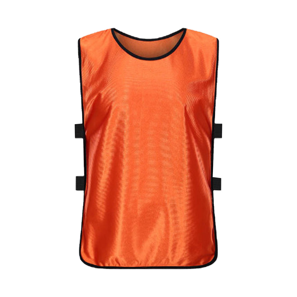 4Pcs Scrimmage Training Vest Team Sports Games Practice Jersey Orange