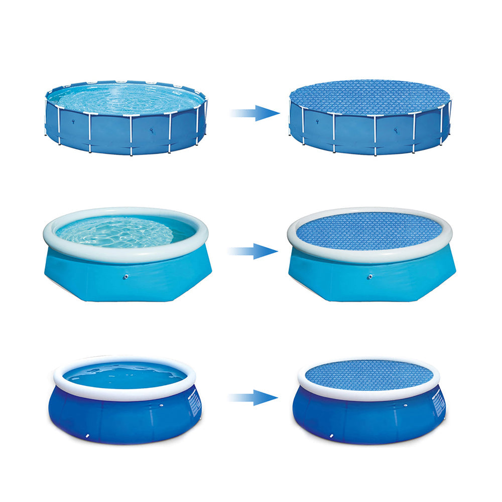 Insulating Pool Cover Spa Thermal Blanket Hot Tub Bubble Cover