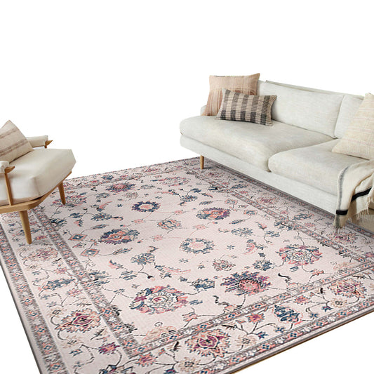 Bohemian Floor Mat Carpet Style Mat Non-Slip Vintage Floor Protective Mat Home Decor Style 1