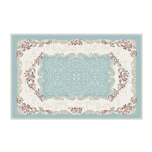 Bohemian Floor Mat Carpet Style Mat Non-Slip Vintage Floor Protective Mat Home Decor Style 2