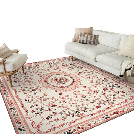 Bohemian Floor Mat Carpet Style Mat Non-Slip Vintage Floor Protective Mat Home Decor Style 3