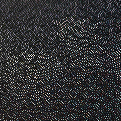 Bohemian Carpet Style Floor Mat Non-Slip Vintage Floor Protective Mat Black